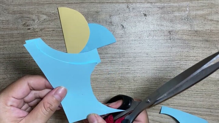 Cách cắt dán giỏ xách hình trái tim bằng giấy siêu đẹp / Đồ chơi  origami / Mĩ thuật sáng tạo