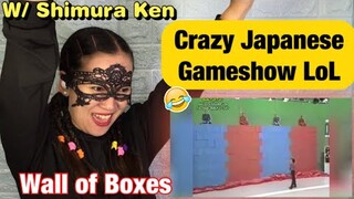 Crazy Japanese Gameshow LoL- Wall of Boxes- with Shimura Ken🇯🇵👏😂