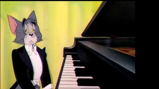 【เพลงเปียโน Tom and Jerry 】มาเป็นแมวตัวน้อยที่มีมนต์ขลัง! - *พี่สาว เวทมนตร์แห่ง Puella!