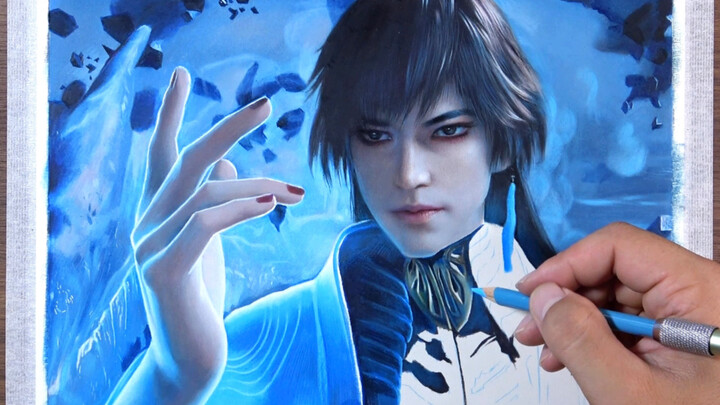 Lukisan timah berwarna dari Master Xuan Gu