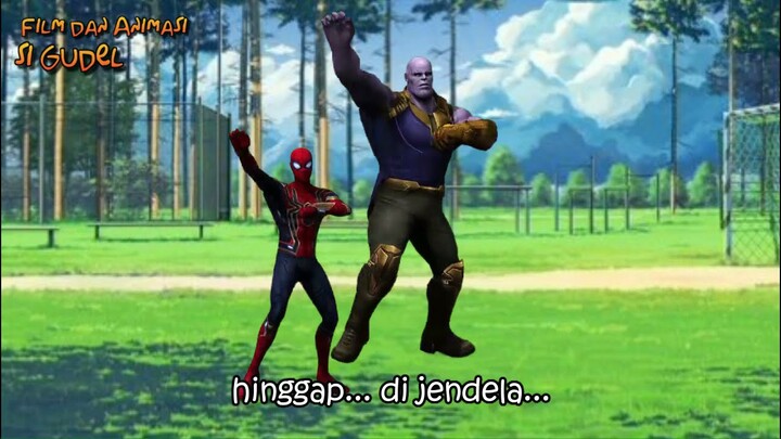 Lagu Burung Kakaktua Lucu Versi Joget Spiderman dan Thanos