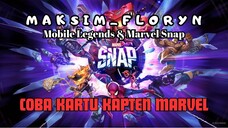 NGGAK SENGAJA MENANG! Coba Kartu Kapten Marvel pertama kali di deck Galacticus Modif