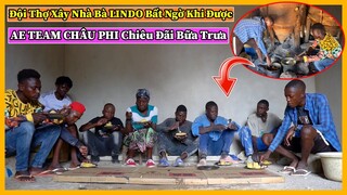 Quanglinhvlogs || Đội Thợ Xây Nhà Bà LINDO - Bất Ngờ Khi Được TEAM Chiêu Đãi Bữa Trưa Kiểu VIỆT NAM