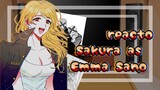 Naruto friend's reac to Sakura as Emma Sano ||Drakenxemma||Manga spoiler||LEER DESCRIPCIÓN