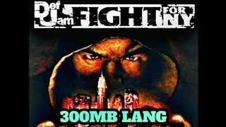 DEF JAM FIGHT FOR NEW YORK || ANDROID PPSSPP || TAGALOG TUTORIAL