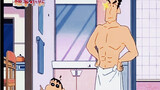 "Crayon Shin-chan" Shin-chan: "Dad, a group of female college students are coming over there."