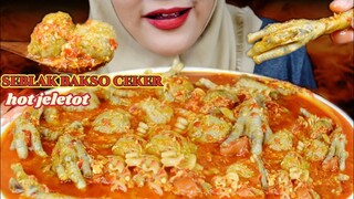 NIKMAT PARAH || ASMR SEBLAK BAKSO CEKER HOT JELETOT || ASMR INDONESIA