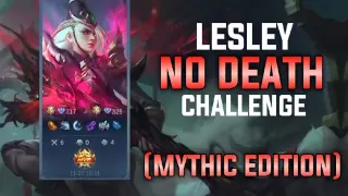 EASY! LESLEY NO DEATH CHALLENGE WITH THIS NEW BEST BUILDS AND EMBLEMS! (MYTHIC EDITION) - MLBB