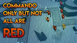 So We Brought Only Commandos To The Winter Event... But Not All Were Red | Tower Battles [ROBLOX]