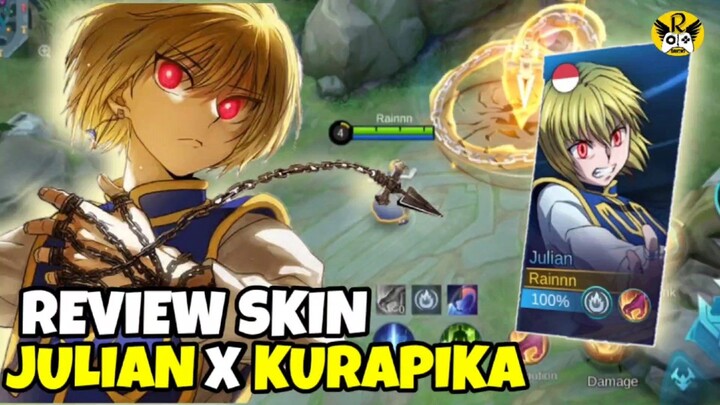 Review Skin Julian Kurapika - Skin Collab HunterxHunter X Mlbb