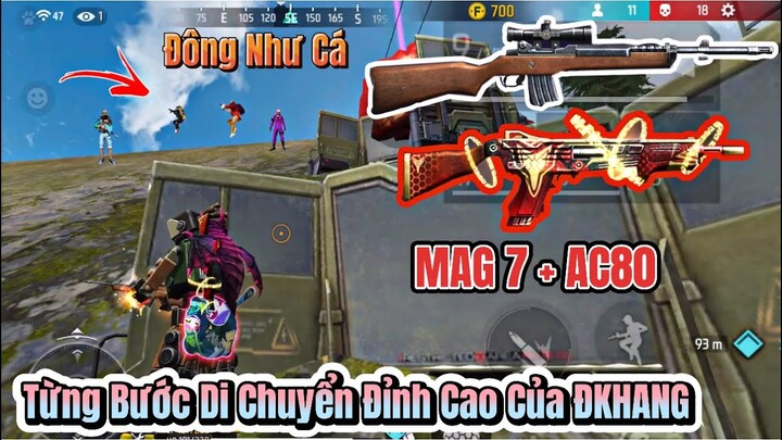 [Free Fire] Video Không Cắt Ghép, Từng Bước Di Chuyển Xử Lý Cân Team Đỉnh Cao Có 102 Của WAG ĐKHANG