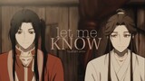 Hualian | Let Me Know | Heaven Official's Blessing | AMV