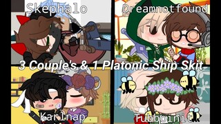 3 Couple's & 1 Platonic Ship Skit | Original | MCYT | Skephalo, Dreamnotfound, Karlnap | 10k special