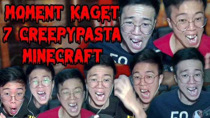 Kumpulan Momen Kaget Jumpscare Reaction 7 Creepypasta Minecraft!!!