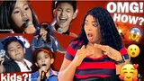 Reaction To Philippines Kids NAILING English Songs - The Voice Kids