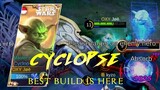New Cyclops Build For High Damage | Road to Solo Mythical Glory | Mobile Legends Bang Bang