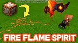 How to Summon a Fire Flame Spirit 🔥 in Minecraft Tutorial