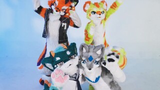 Heaven! ! Nine fluffy dance! ! ♥BDF-Heartbeat Spectrum♥【Silver Carbon】【Animal Costume Dance】