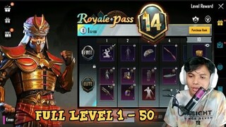 Gak Nyangka Sekeren Ini! Royale Pass M14 Level 1 - 50 | Pubg Mobile Indonesia