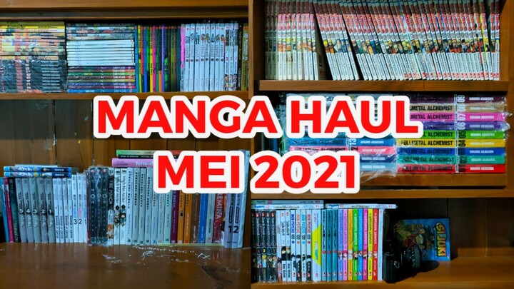 MANGA HAUL INDONESIA MEI 2021// THR BUAT BELI MANGA????