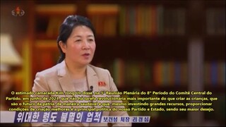 Palavras da camarada Ri Kyong Sim, secretária do Ministério da Saúde Pública