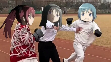 What can three magical girls do when they run?