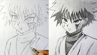 How to Draw Killua zoldyck step by step Drawing tutorial [ hunter x hunter]