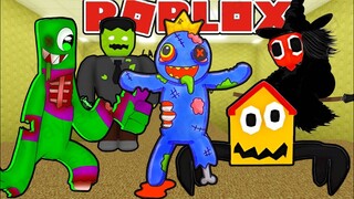 🎉DESBLOQUEAMOS A BLUE ZOMBIE,GREEN ZOMBIE, RED BRUJA DE LOS RAIMBOW FRIENDS| BACKROOMS MORPHS ROBLOX