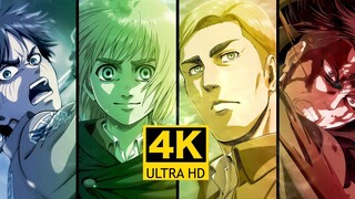 [Anime][Attack on Titan] Mengobarkan Semangat Umat Manusia! 4K