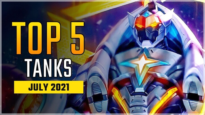 Top 5 Best Tank Heroes in July 2021 | Gatotkaca Returns to Form! Mobile Legends