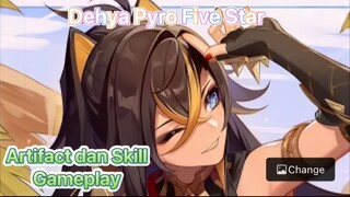 Genshin Impact Indonesia - Pembahasan Dehya Pyro Five Star mengenai Artifact dan Skill + Gameplay