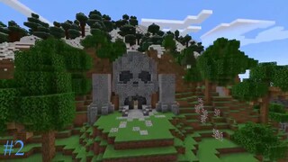 Membuat Skeleton Farm / XP Farm & Dekorasi Tempat Mining - Minecraft 1.18 Survival Indonesia #2