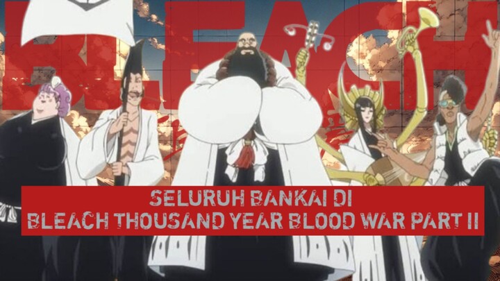 Bleach Thousand Year Blood War Part II : Seluruh Bankai di Anime