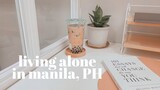 med school vlog 🍀 living alone in manila (philippines) | shayne uy