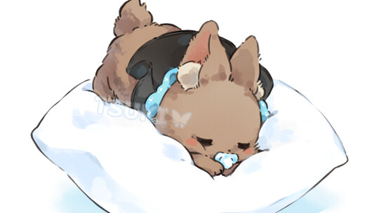 [Quá trình vẽ] Một chú thỏ CEO đang ngủ [Arknights]