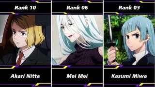 Top 10 Jujutsu Kaisen Waifus, Ranked