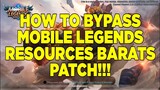 HOW TO BYPASS MOBILE LEGENDS RESOURCES | BARATS PATCH | TAGALOG TUTORIAL