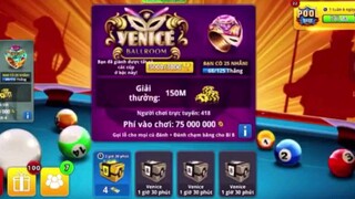 Mở hòm vàng trên game 8ball pool