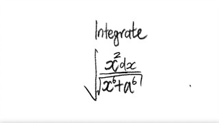 rational function integrate ∫x^2/(x^6+a^6) dx