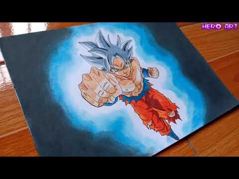 How to Draw Goku Ultra Instinct - [Dragon Ball Super] - Bilibili