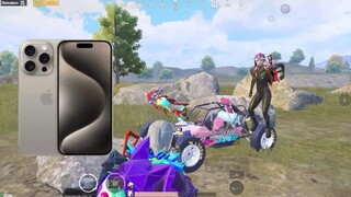 Wow!! 120fps IPHONE 15 PRO MAX GAMEPLAY🔥Pubg Mobile