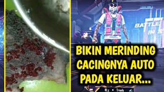 INI YG TERJADI KETIKA CACING DI SAPI, DI KASIH AIR PANAS ?