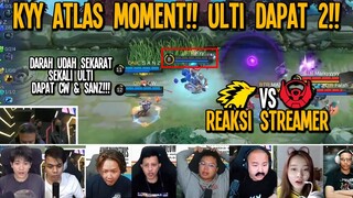 MONTAGE ATLAS KYY!! REAKSI STREAMER MOMEN KYY DARAH SEKARAT MALAH DAPAT 2 ORANG!! MPL ID SEASON 10