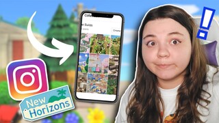 reacting to 9 UNIQUE animal crossing instagram builds!