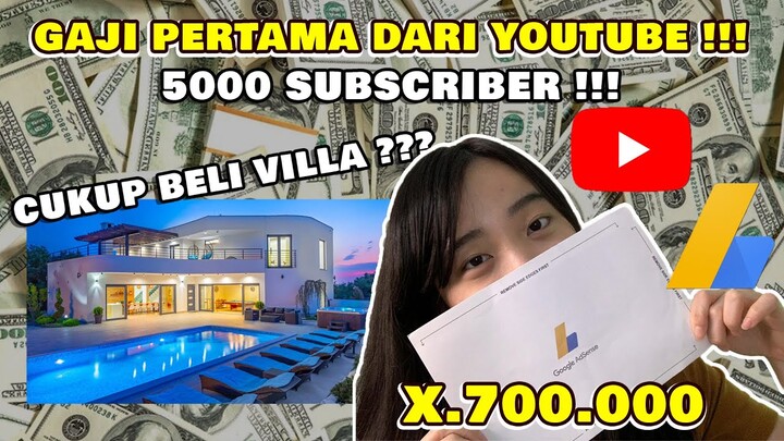 BERAPA GAJI PERTAMA YOUTUBER ?? Perjalanan Monetize & Google Adsense Youtuber Pemula | Batam