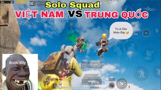 PUBG Mobile | SOLO SQUAD Đầu Mùa Trận Đấu VIỆT NAM Vs TRUNG QUỐC | NhâmHNTV Cười Không Nhặt Được Mồm