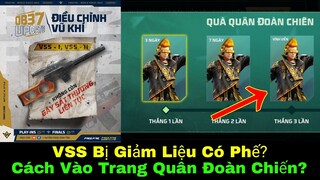 VSS 1,2 Chíp Chính Thức Phế?Cách Vào Trang Quân Đoàn Chiến Nhận Quà?