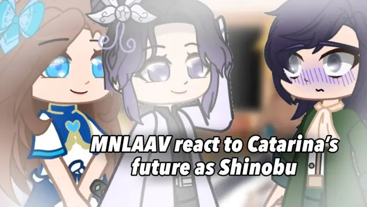 My next life as a villainess react to Catarina as Shinobu || MNLAAV x Demon slayer || 2/?