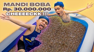 SEHARIAN MANDI BOBA + MAKAN SERBA BOBA! GANYANGKA SESERU INI! FT. BOBACOTT