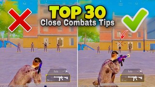 BECOME CLOSE RANGE BEAST WITH 30 TIPS & TRICKS BETTER THAN HACK PUBG MOBILE/BGMI Tdm/Classic